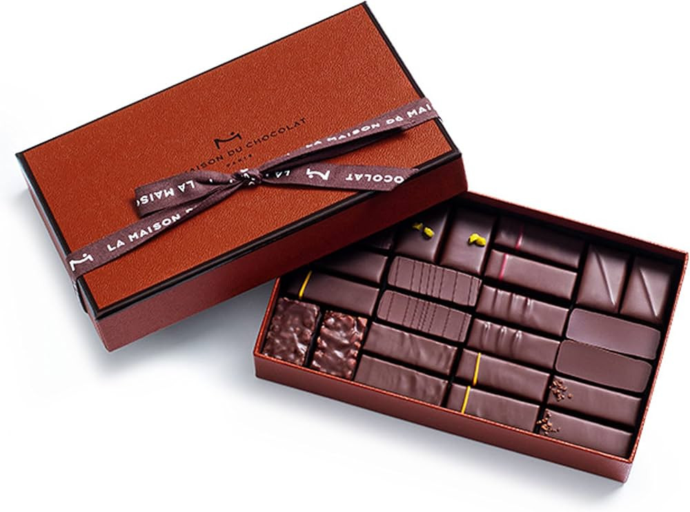 La Maison Du Chocolat Premium Dark Chocolate Coffret Maison Gift Box - 24pcs Gourmet French Choco... | Amazon (US)