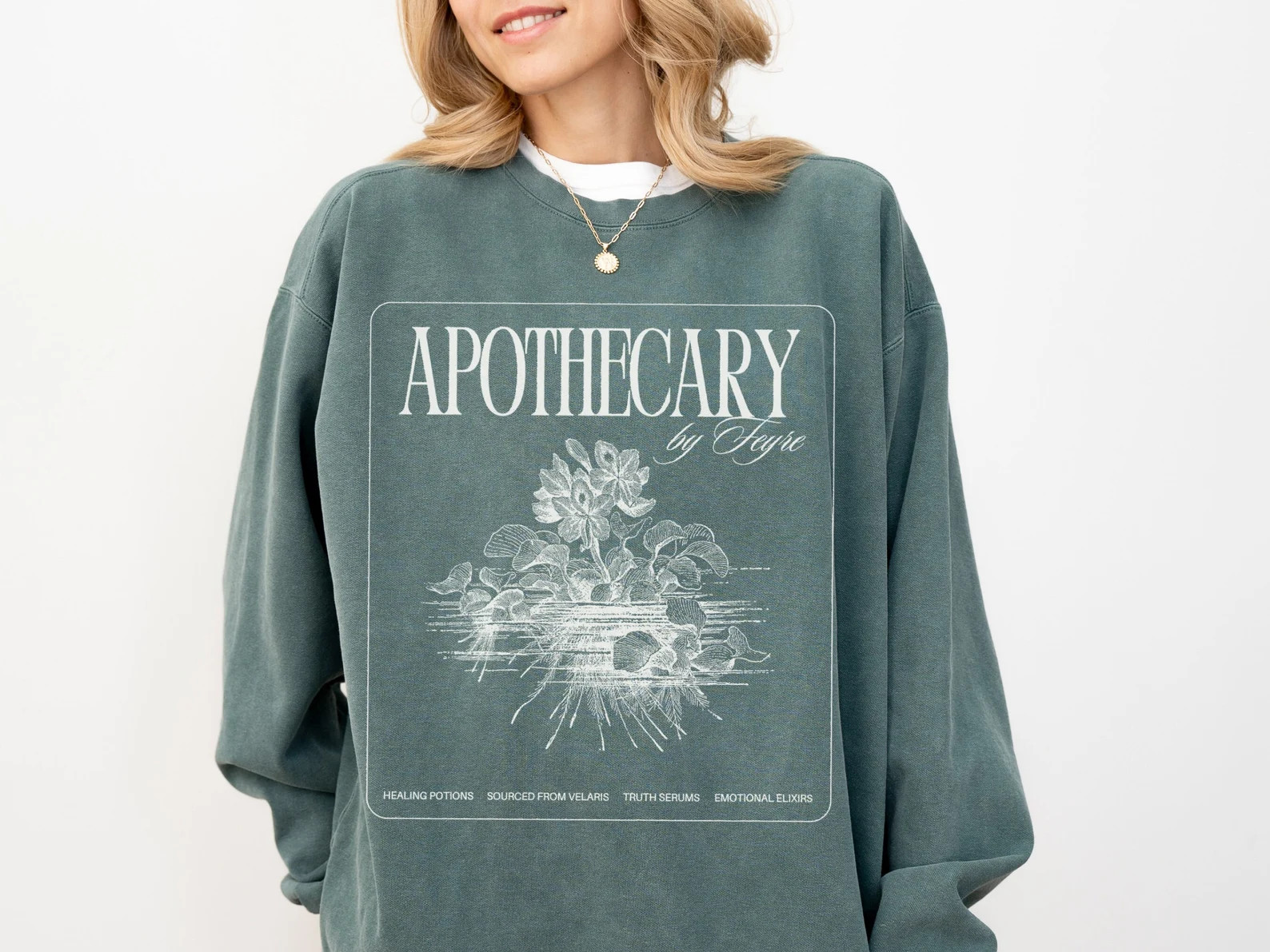 Feyre Apothecary Sweatshirt ACOTAR Merch City of Starlight House of Wind Romantasy Reader SJM LIC... | Etsy (US)