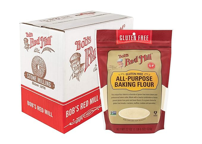 Bob's Red Mill Gluten Free All Purpose Baking Flour, 22oz (Pack of 4) - Vegan, Kosher | Amazon (US)