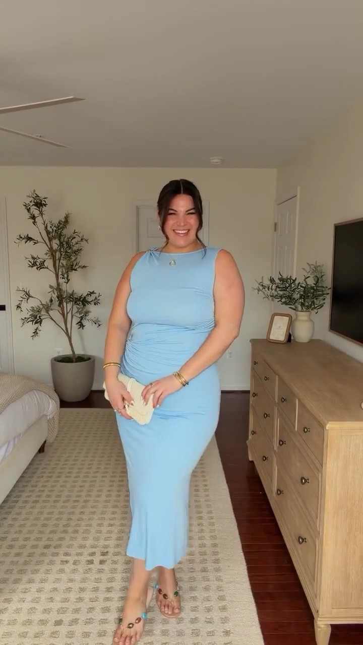 Wedding guest outfit! 
Dress, bra, + shapewear - size xl

#LTKgrwm #LTKWedding #LTKMidsize