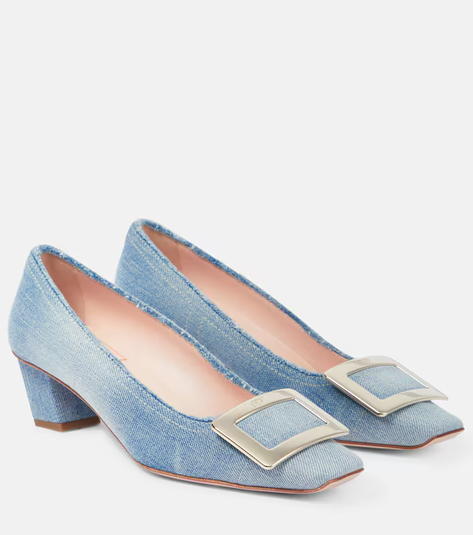 Belle Vivier denim pumps | Mytheresa (US/CA)