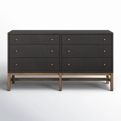 Hakana 6 Drawer Raffia Dresser | Wayfair North America
