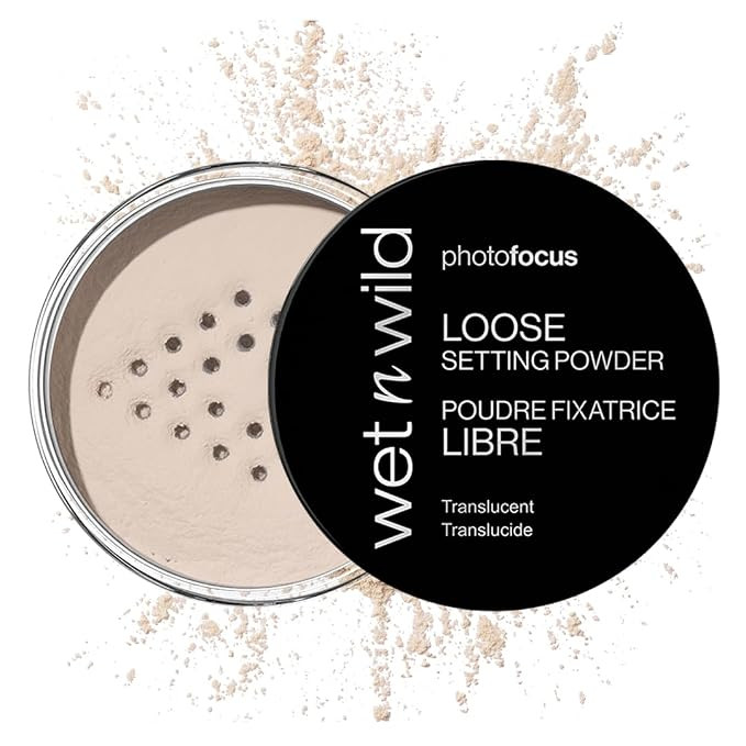 wet n wild Photo Focus Loose Baking Setting Powder, Highlighter Makeup, Suitable for All Skin Ton... | Amazon (US)