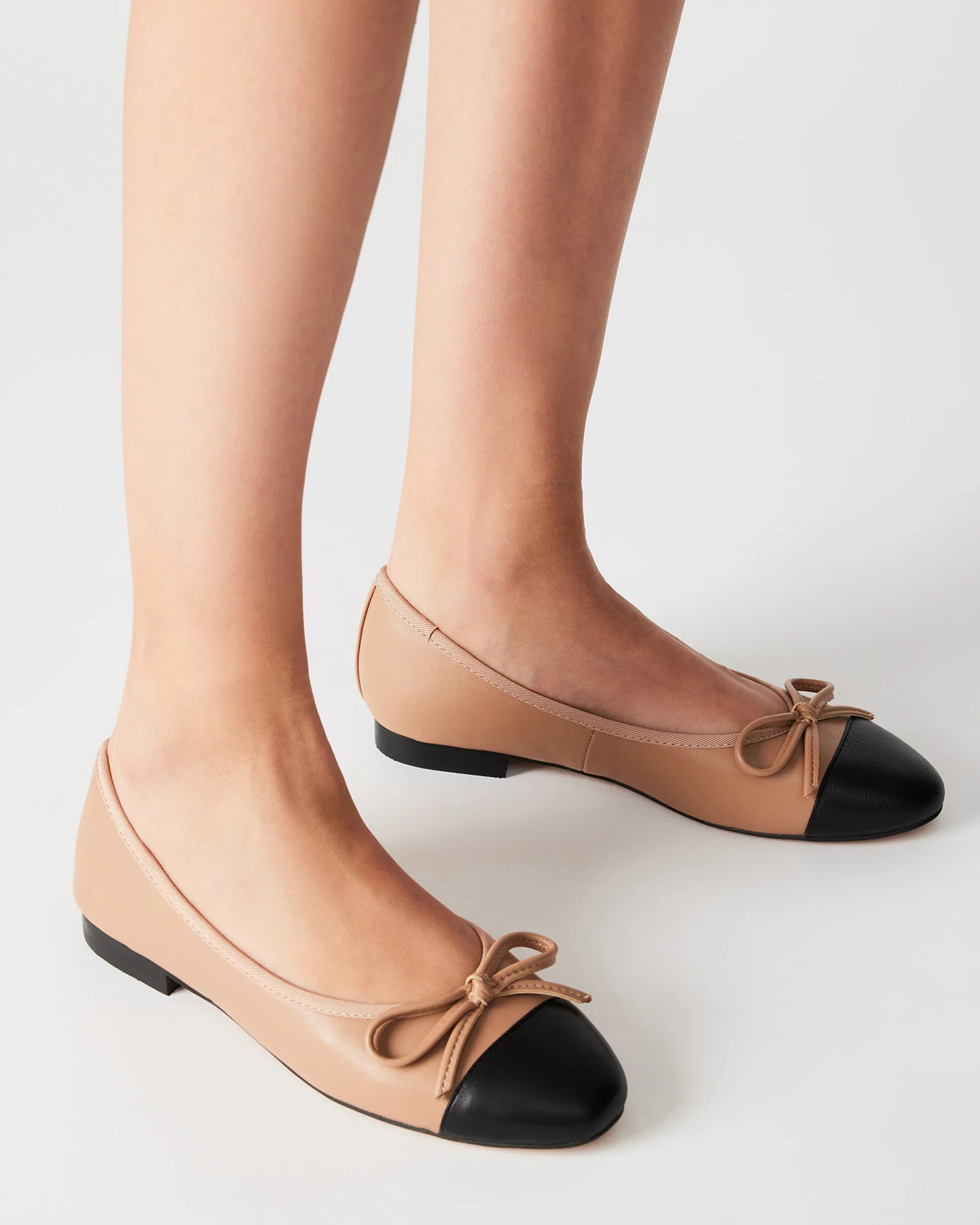 ELLISON Natural Ballet Flats | Women's Designer Flats | Steve Madden (Canada)