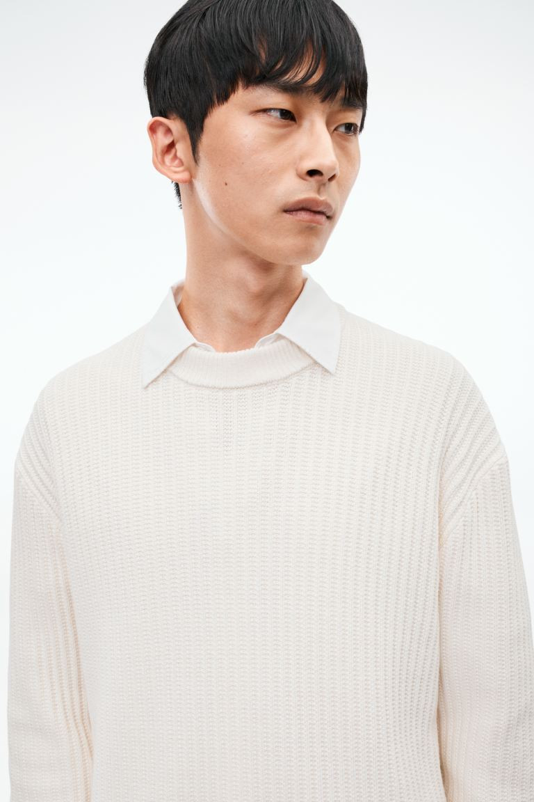 Relaxed Fit Rib-knit jumper | H&M (UK, MY, IN, SG, PH, TW, HK)