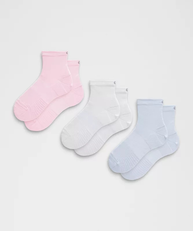 Unisex Power Stride Ankle Socks   3 Pack | lululemon UK