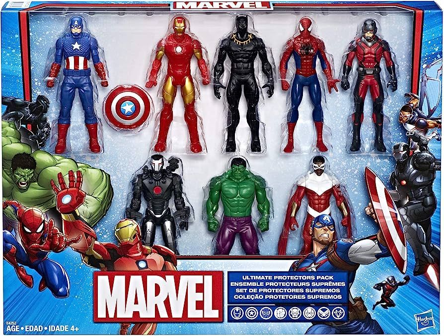 Marvel Avengers Action Figures - Iron Man, Hulk, Black Panther, Captain America, Spider Man, Ant ... | Amazon (US)