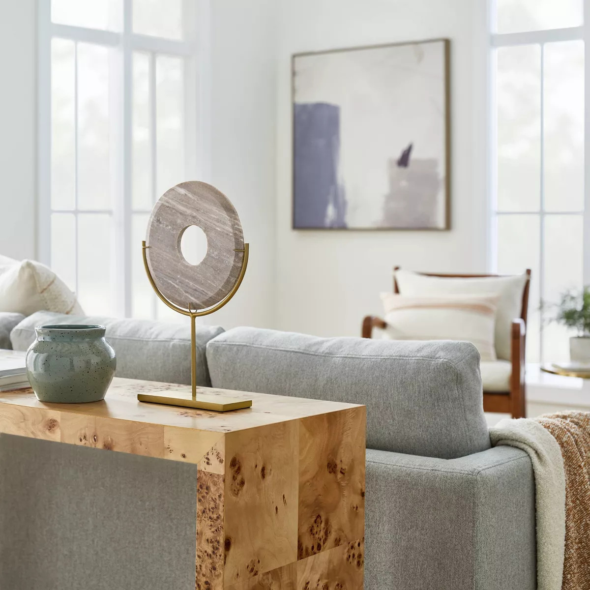 Marble Disc Decorative Object - Threshold™ designed with Studio McGee | Target