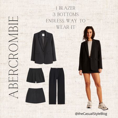 1 blazer with three different bottoms. so many ways to style it



#LTKStyleTip #LTKSaleAlert #LTKFindsUnder100