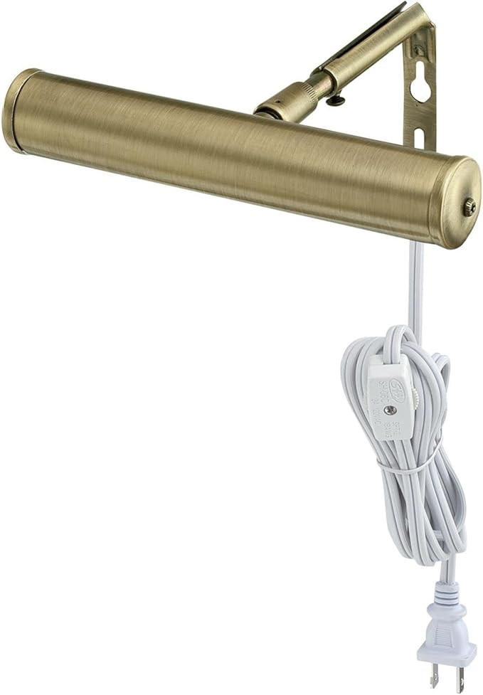 Westinghouse Lighting 7505200 7-Inch Slimline Picture Light, Antique Brass, Single, | Amazon (US)