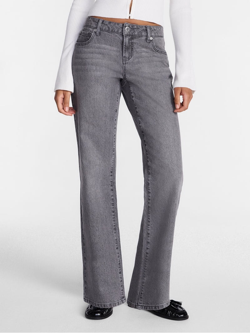 No Boundaries Straight Leg Jeans, 31.5'' Inseam, Women's 00-45 | Walmart (US)