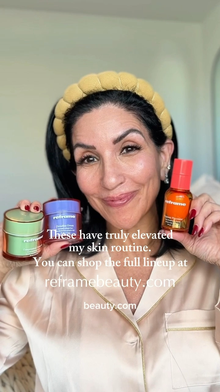 These Reframe Beauty essentials have truly elevated my skincare routine. My skin feels smoother, brighter, and so much more hydrated.
If you’ve been wanting to refresh your routine, this lineup is such a game-changer. ✨
Shop my exact products below. 
#ReframeBeauty #SkincareRoutine #BeautyFavorites #LTKBeauty #RadiantSkin #SkincareThatWorks #AgelessBeauty #JoPlacenioRecs #BeautyMustHaves #SelfCareSkin


#LTKselfcare #LTKBeauty #LTKOver40