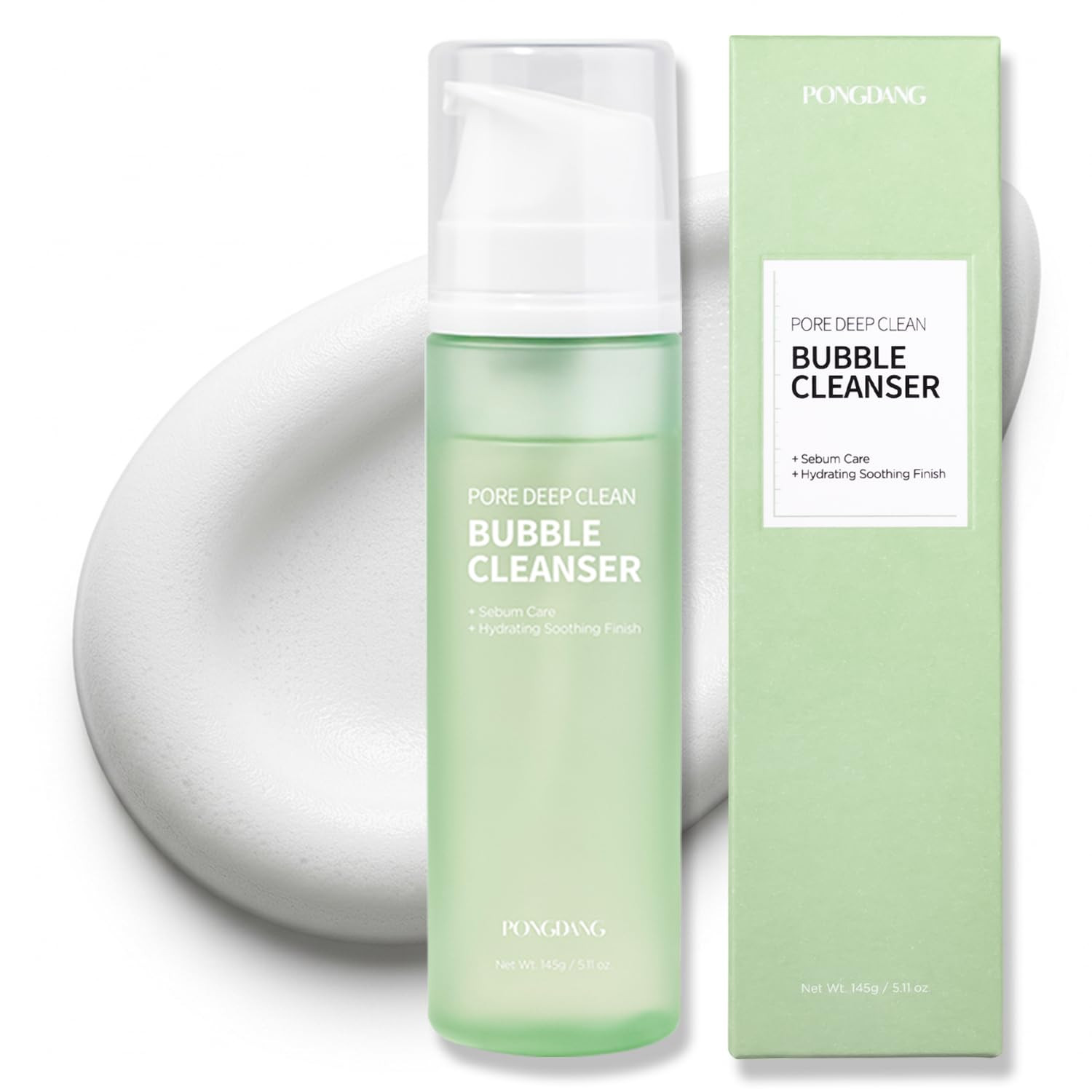 PONGDANG Pore Deep Clean Bubble Cleanser 5.11 fl.oz | Facial Foam for acne-prone skin | Zero Irri... | Amazon (US)
