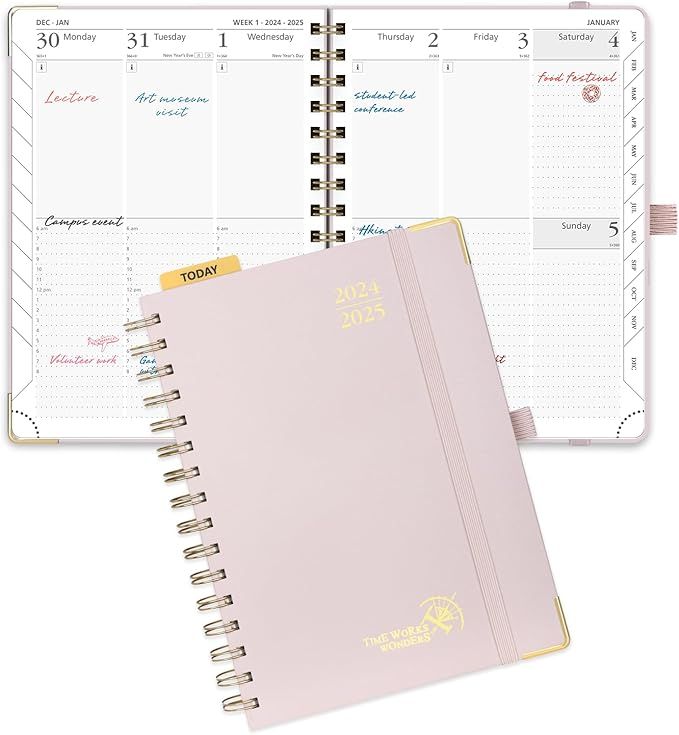 POPRUN Planner 2024-2025, Academic Planner(July 2024-June 2025) Daily Weekly and Monthly with Hou... | Amazon (US)