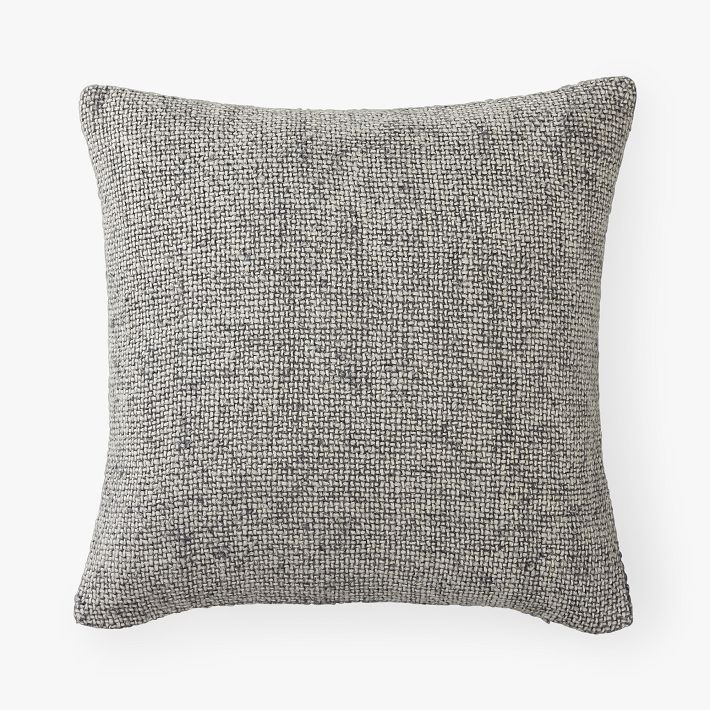 Faye Textured Linen Pillow Cover | Pottery Barn Teen