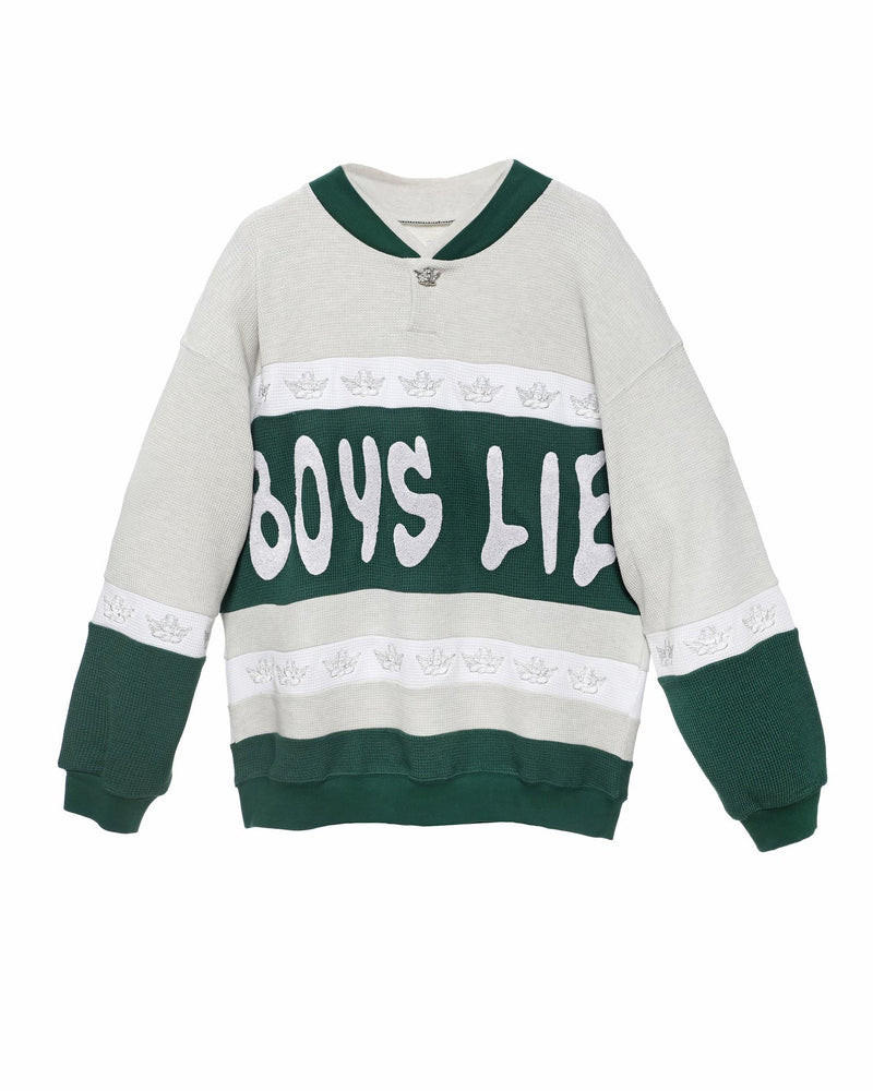 Boys Lie Private School Thermal Crewneck | TandyWear