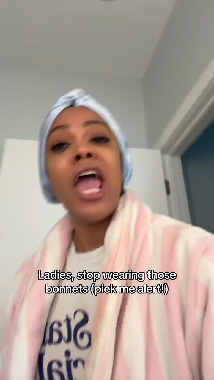 You better wear the bonnet sis @Blissy Brand #hair #bonnet #fypシ 

 #LTKselfcare #LTKSaleAlert #LTKBeauty