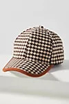 Houndstooth Baseball Hat | Anthropologie (US)