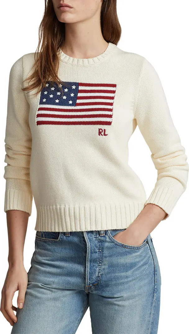 Flag Crewneck Sweater | Nordstrom