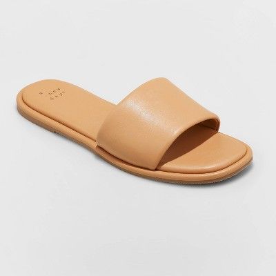 Women's Lulu Slide Sandals - A New Day™ | Target