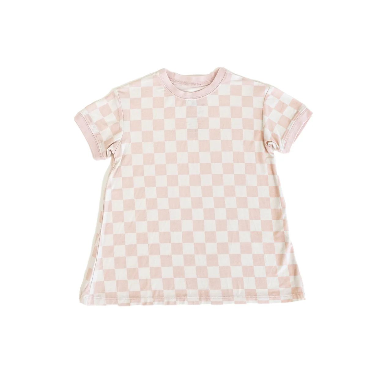 Pink Checker | T-Shirt Dress | Brixton Phoenix