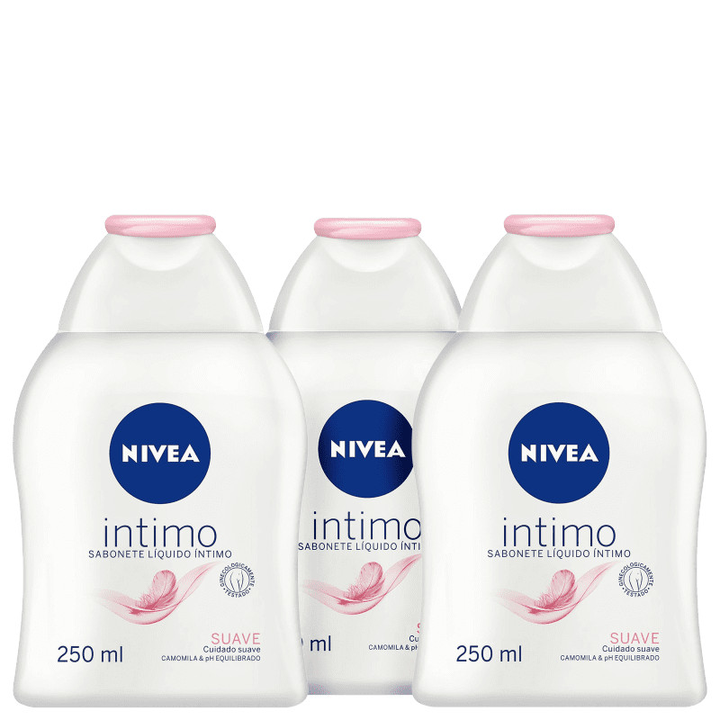 Kit com sabonetes líquidos íntimos. Garante uma higiene íntima delicada, equilibrada e sem inc... | Beleza Na Web (BR)