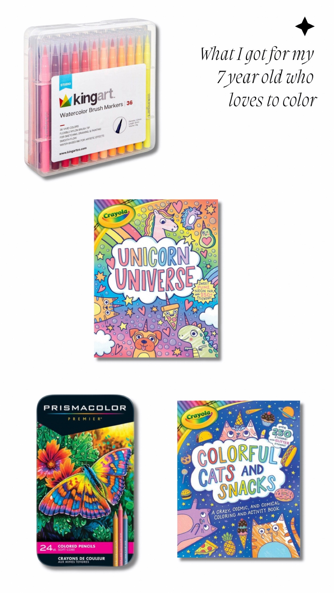 Perfect for the kid who loves to color and is starting to practice coloring in the lines. 

#LTKGiftGuide #LTKkids #LTKHoliday