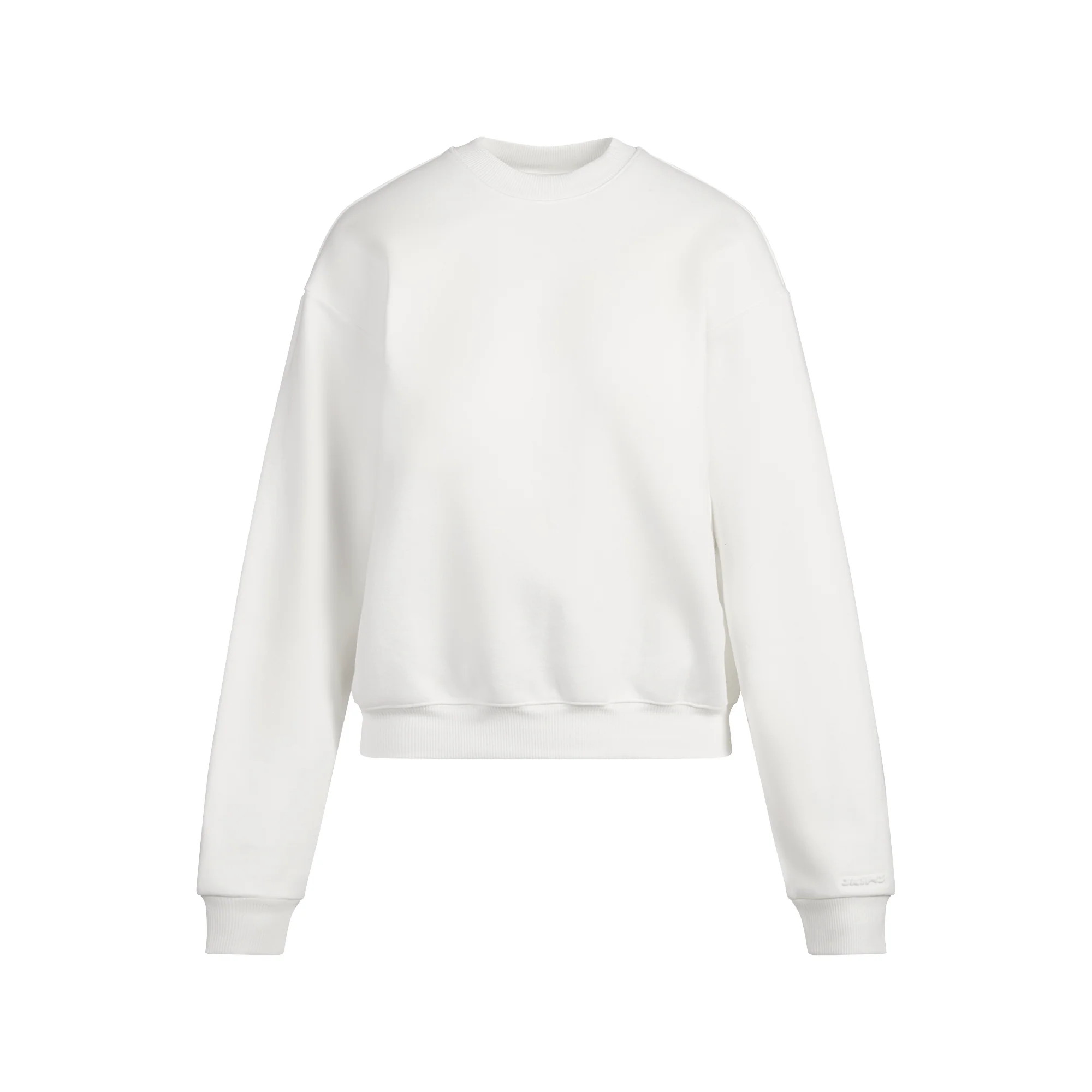 COTTON FLEECE CLASSIC CREWNECK | MARBLE | SKIMS | SKIMS (US)