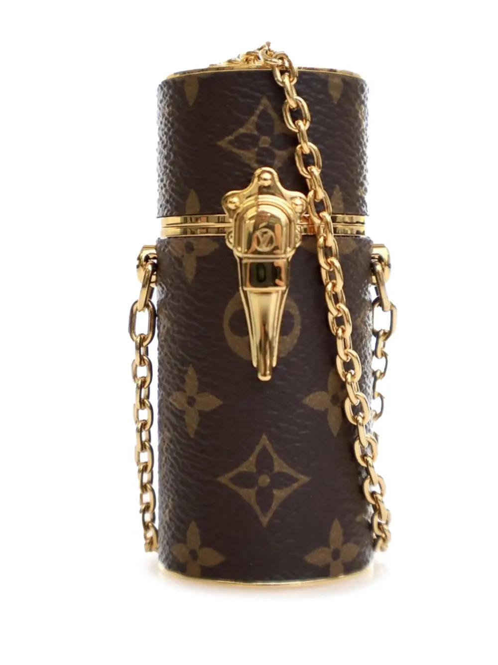 Louis Vuitton Pre-Owned 2019 Monogram Lipstick Case - Brown | Farfetch Global