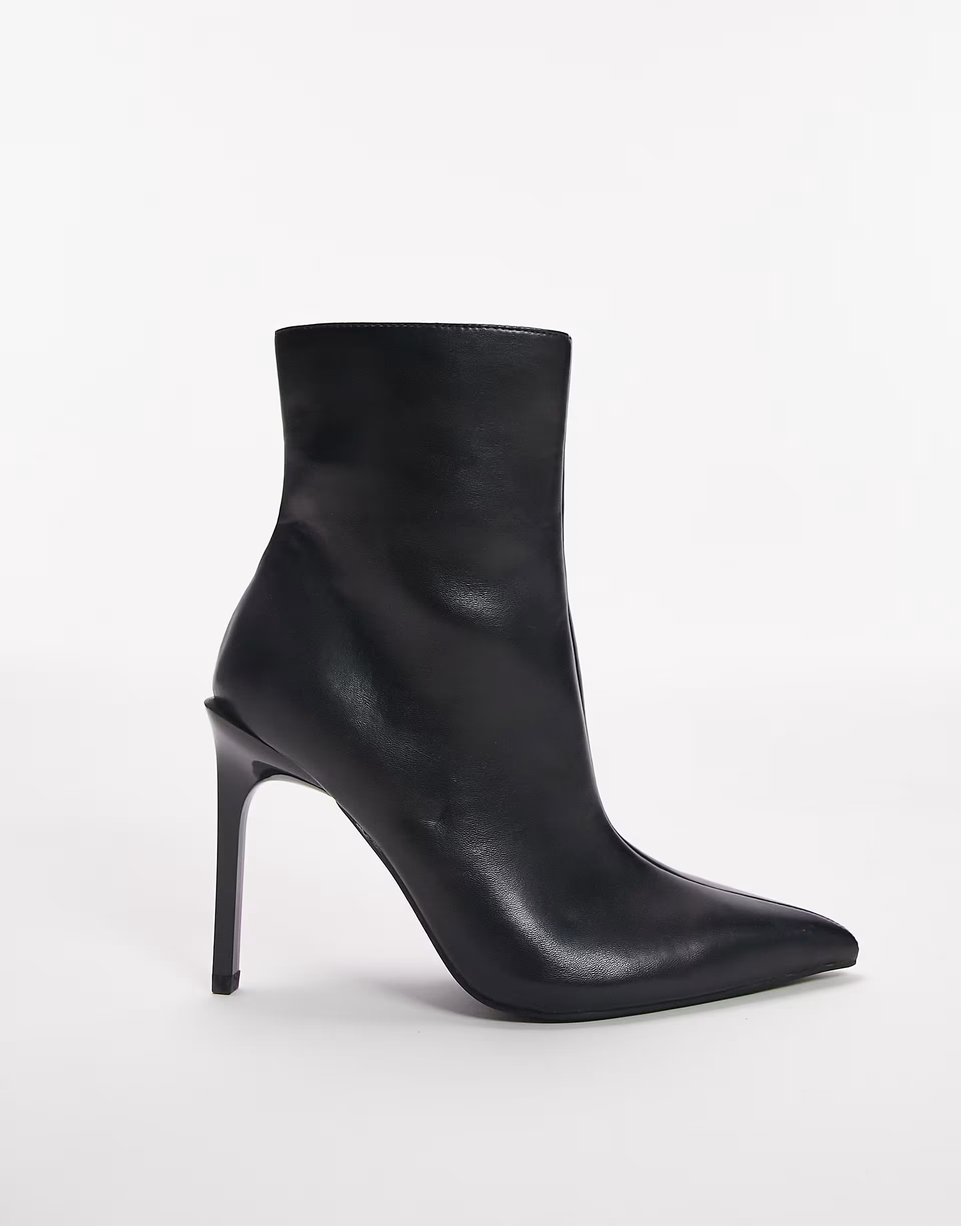 Topshop Hailey high heel point boot in black | ASOS (Global)