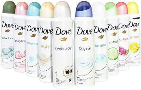 Dove Antiperspirant Spray, International Version, 150 ml (Pack of 10) | Amazon (US)