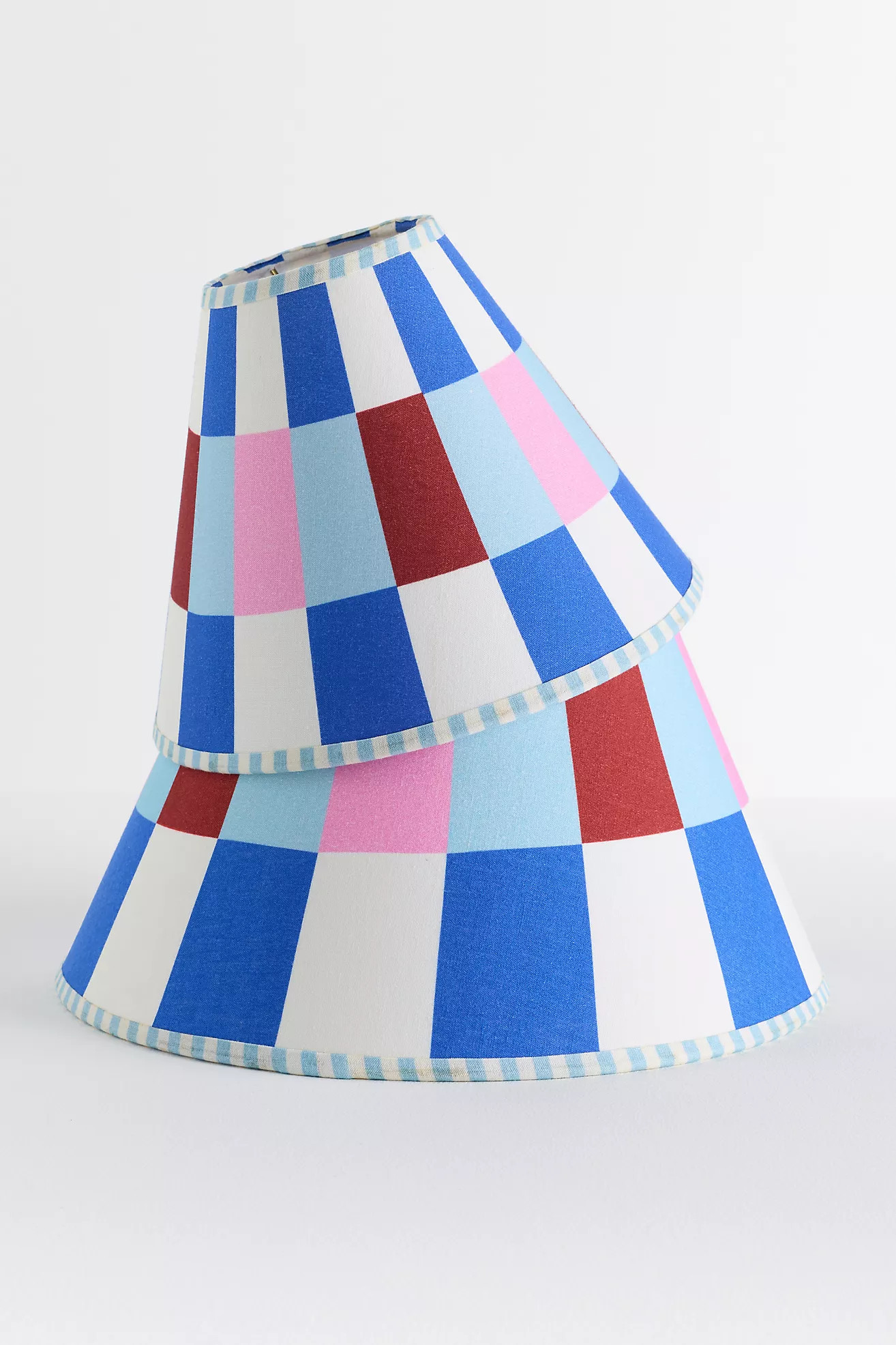 Damson Madder Geometric Printed Empire Lamp Shade | Anthropologie (US)