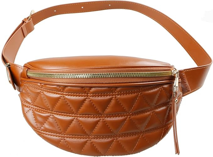 Fashion Waist Packs for Women Fanny Packs Quilted Belt Bag Festival Bum Bags Crossbody Waist Purs... | Amazon (US)