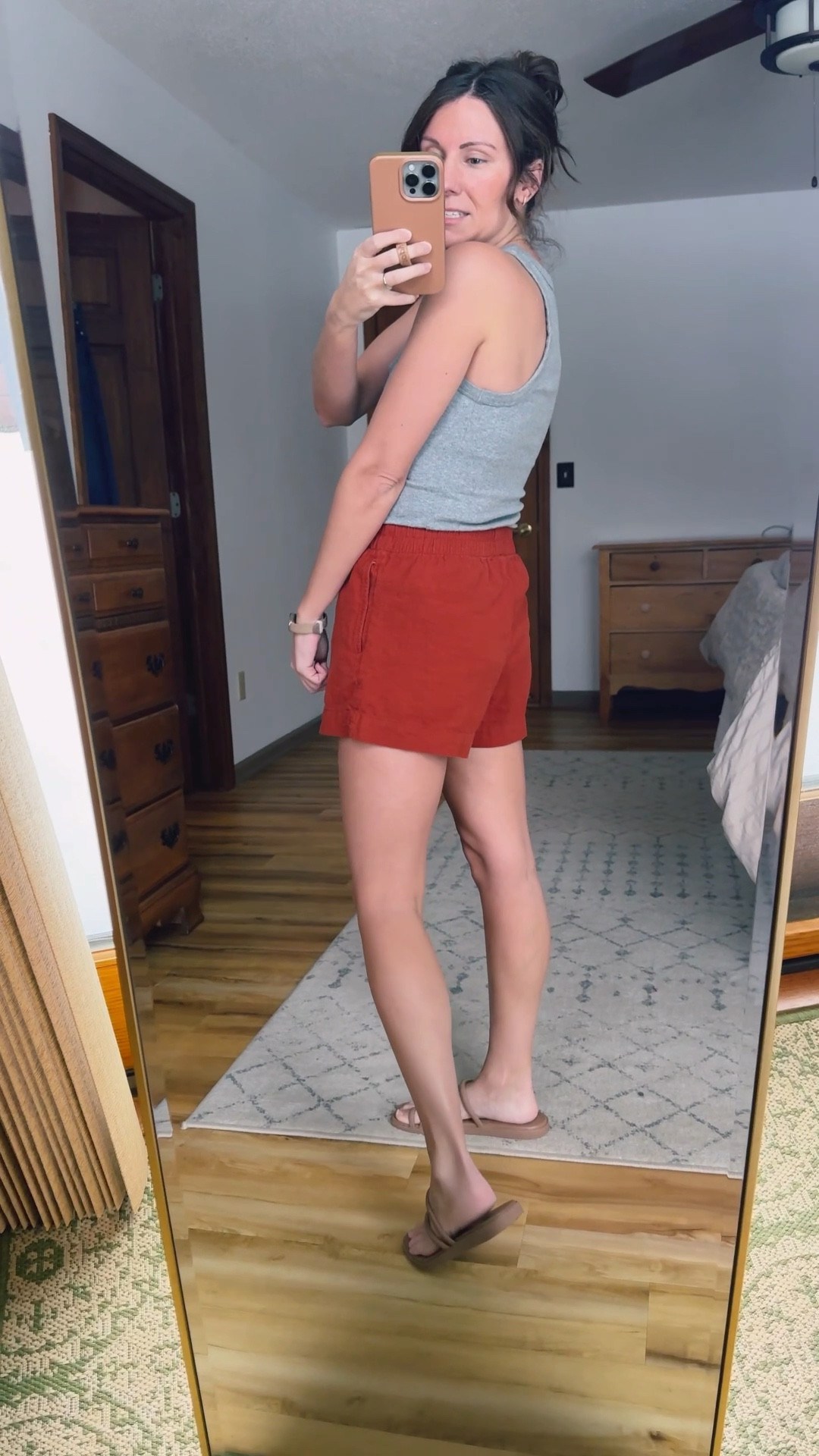 Wearing size small in my the high neck tank top, and xxs in my linen shorts (I size down in these). My croc sandals are size 6 and fit true to size! Love them. They were perfect for my trip and I’ll be wearing them all spring and summer long 🥰

#LTKPetite #LTKTravel #LTKgrwm