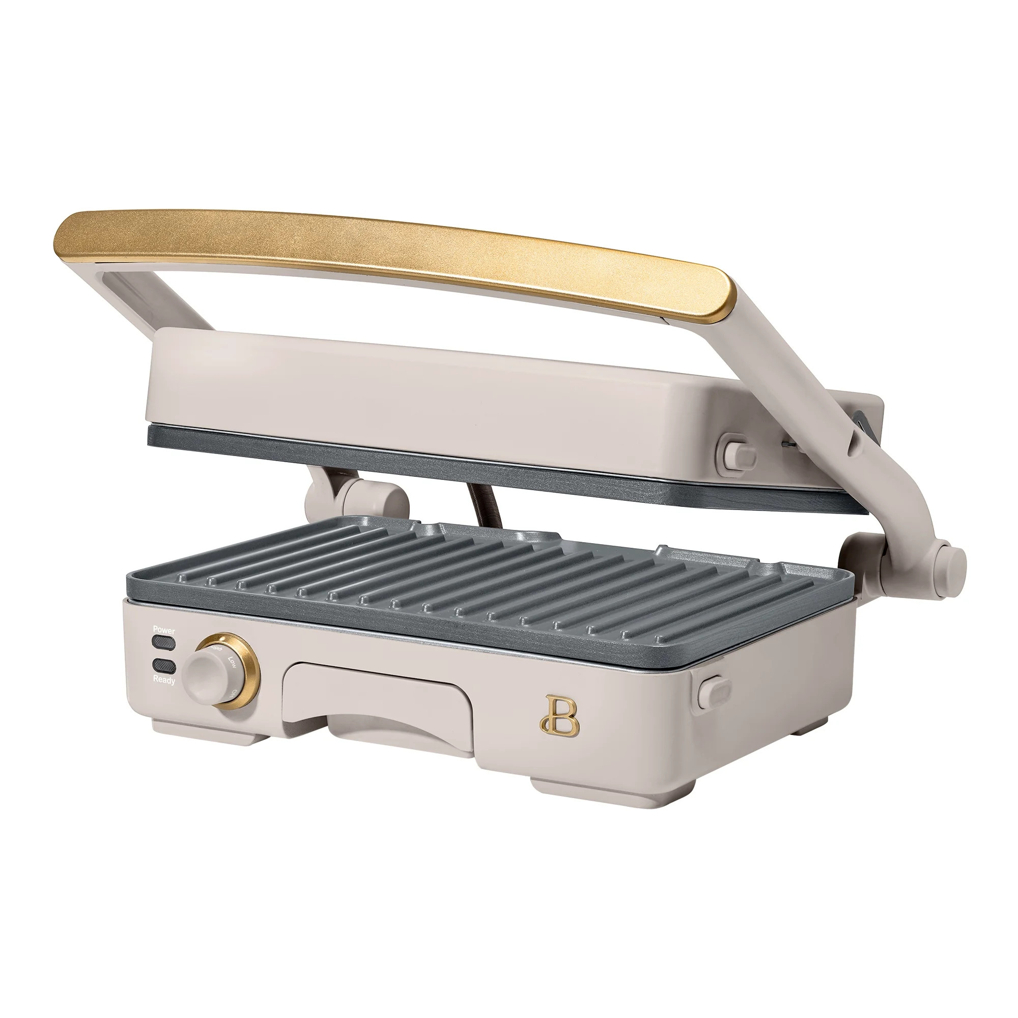 Beautiful 2-in-1 Panini Press & Grill, Porcini Taupe by Drew Barrymore - Walmart.com | Walmart (US)