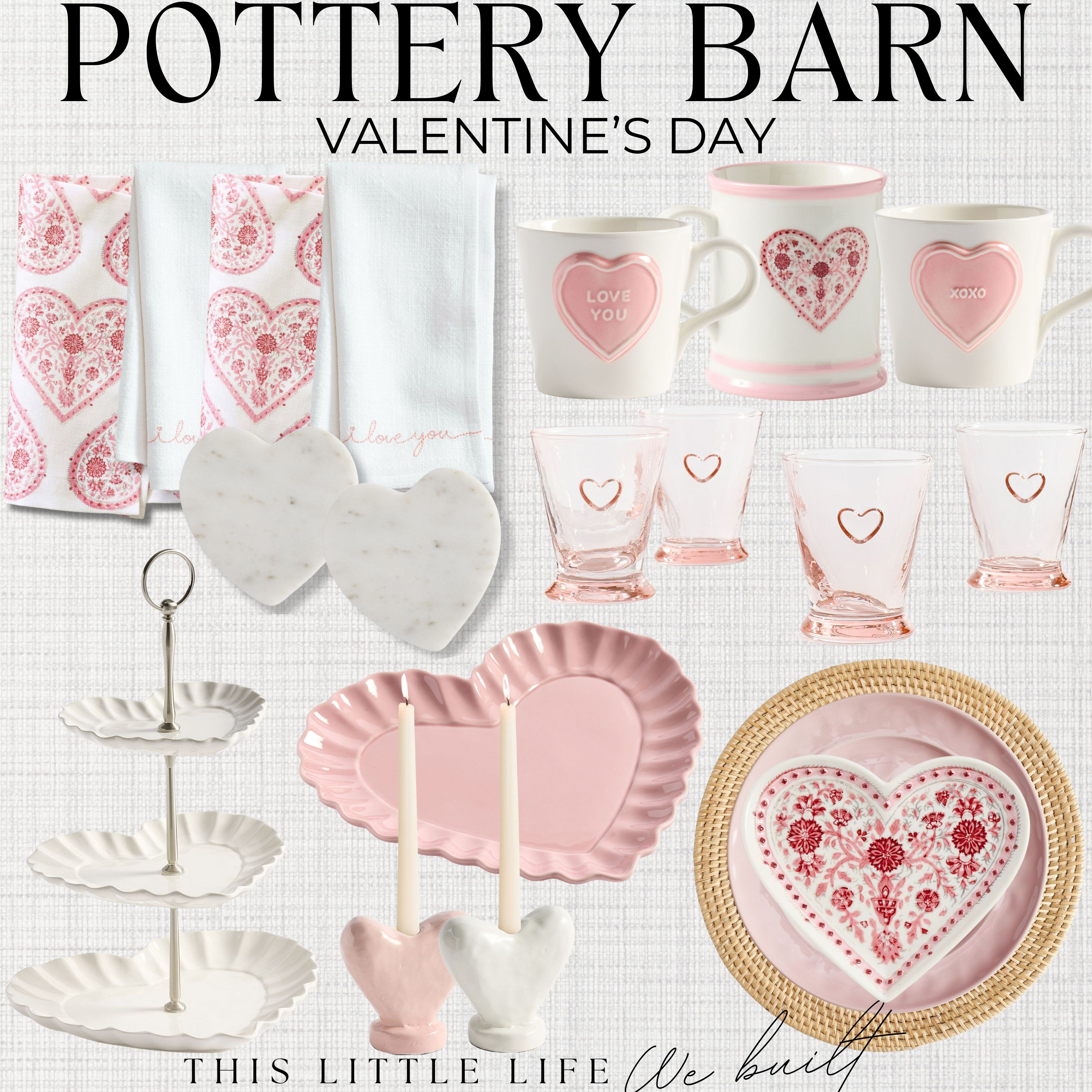 Valentine’s Day Hosting from Pottery Barn!
Pottery Barn Home / Pottery Barn Decor / Valentine's Day Themed Dining / Heart Table Runners / Blush & Neutral Table Linens / Gold Flatware Sets / Taper Candle Holders / Scented Candles / Glass Votives / Heart-Shaped Serving Trays / Charcuterie Board Essentials / Dessert Stands / Champagne Flutes / Cocktail Glassware / Decorative Napkin Rings / Mini Bud Vases / Floral Centerpieces / Ambient String Lights / Valentine-Themed Plates & Napkins / Place Card Holders / Cozy Throw Blankets for Guests / Decorative Pillows / Heart Confetti Accents / Drink Stirrers / Wine & Cheese Accessories / Romantic Music Playlist / Hosting Serving Bowls / Soft Lighting Lamps 

 #LTKSeasonal #LTKHome