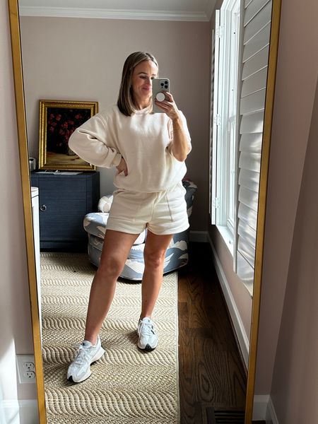This matching set is so cozy for fall and maternity friendly. I have a size small and I’m 5.5 months pregnant. 

I went up 1/2 size in the sneakers! 



#LTKxPrime #LTKbump #LTKSeasonal