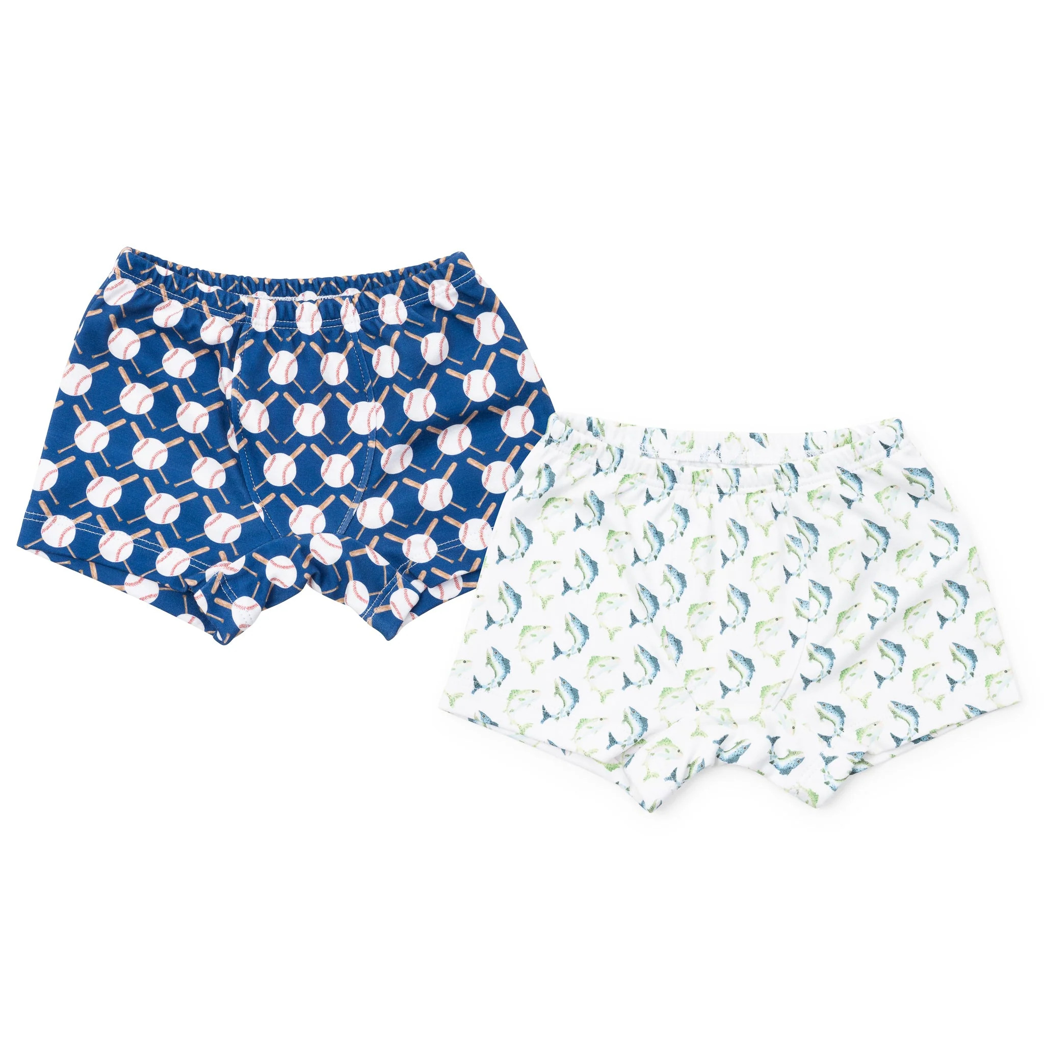 James Boys' Underwear Set - Jumping Trout/Up at Bat Baseball | Lila and Hayes