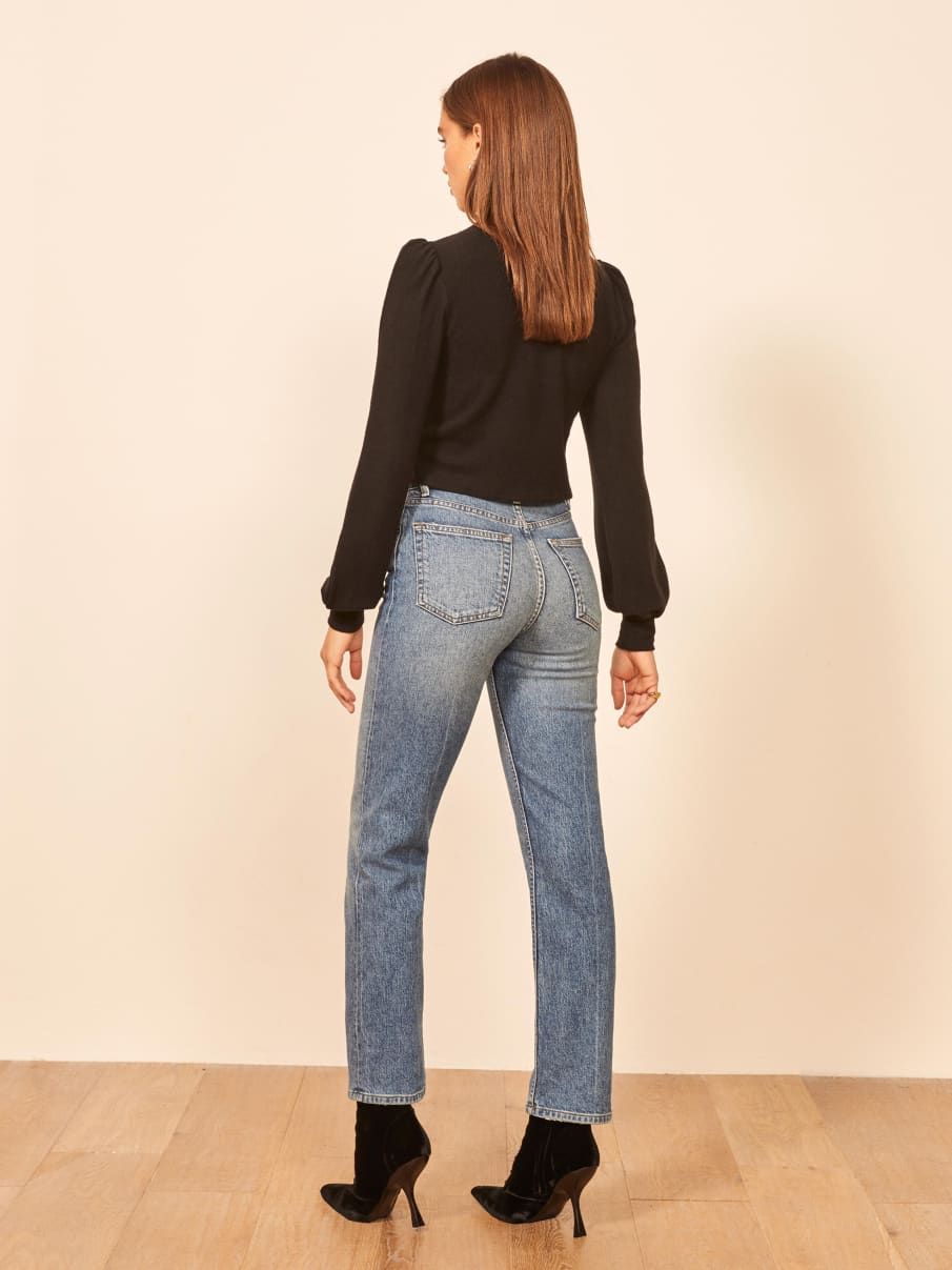 Juliet High Straight Relaxed Jean | Reformation (US & AU)