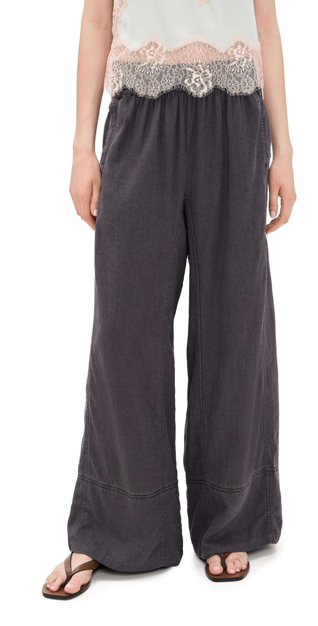 Free People Days End Pull On Pants Black S | Shopbop