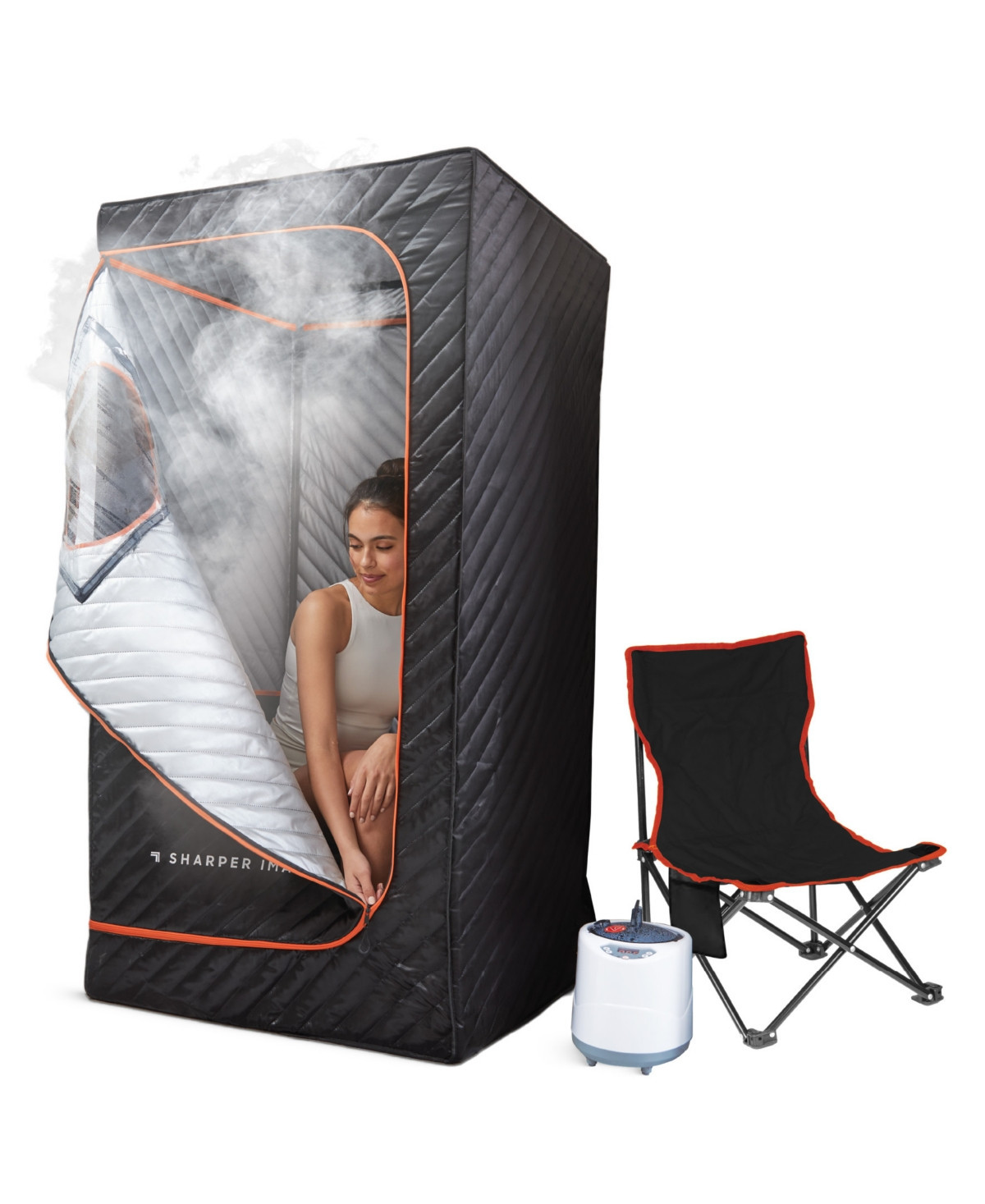 Sharper Image Steamer Sauna Portable Spa - Black | Macy's