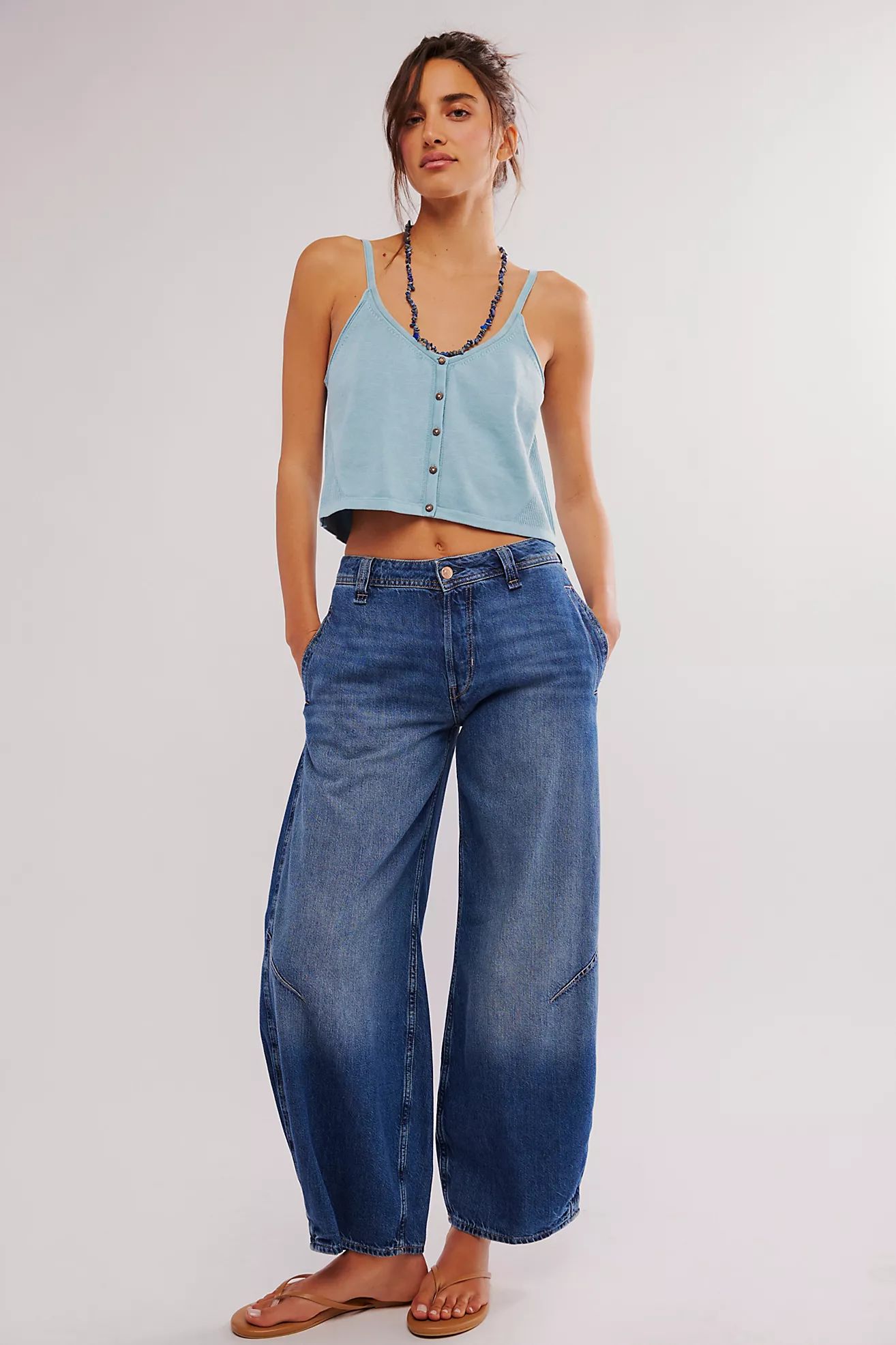 We The Free Kingston Baggy Barrel Jeans | Free People (Global - UK&FR Excluded)