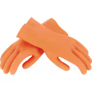 1 Size Fits Most Heavy Duty Latex Tile Grouting and Multipurpose Gloves (1-Pair) | The Home Depot