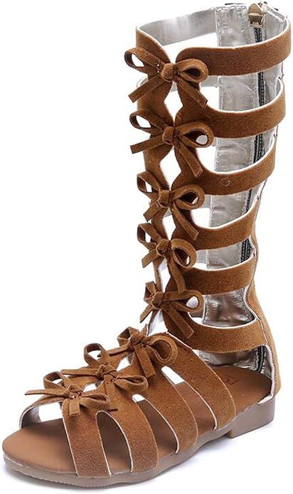 YWPENGCAI Small Bowties Girls High Gladiator Sandals (Toddler, Little Kid) | Amazon (US)