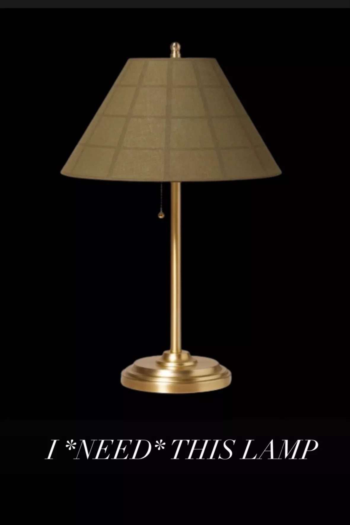 23 Plaid Shade Metal Table Lamp Brass/green - Hearth & Hand™ With Magnolia  : Target