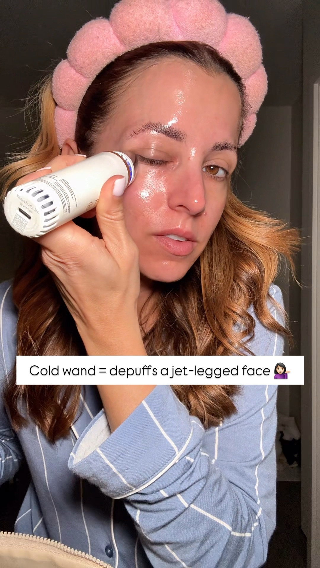 This de-puffing wand has both cold and hot settings! I use the cold in the morning under my eyes. It reduces puffiness and is really good for lymphatic drainage. 

#LTKselfcare #LTKTravel #LTKBeauty