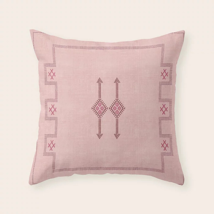 Bungalow Kilim Throw Pillow | Society6