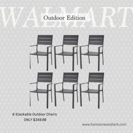 These stackable black modern dining chairs are perfect for dining outside.  At a great price point!  

Walmart outdoor chairs.  Outdoor dining furniture.  Stackable outdoor chairs.  

#LTKxWalmart #LTKSeasonal #LTKHome