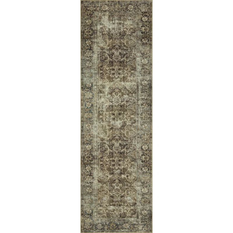 Magnolia Home By Joanna Gaines X Loloi Sinclair Machine Washable Pebble / Taupe Area Rug | Wayfair North America