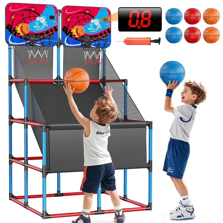 JoyStone Kids Basketball Arcade Game With LED Scoring and Sounds, Dual Shot Basketball Game for 2... | Walmart (US)